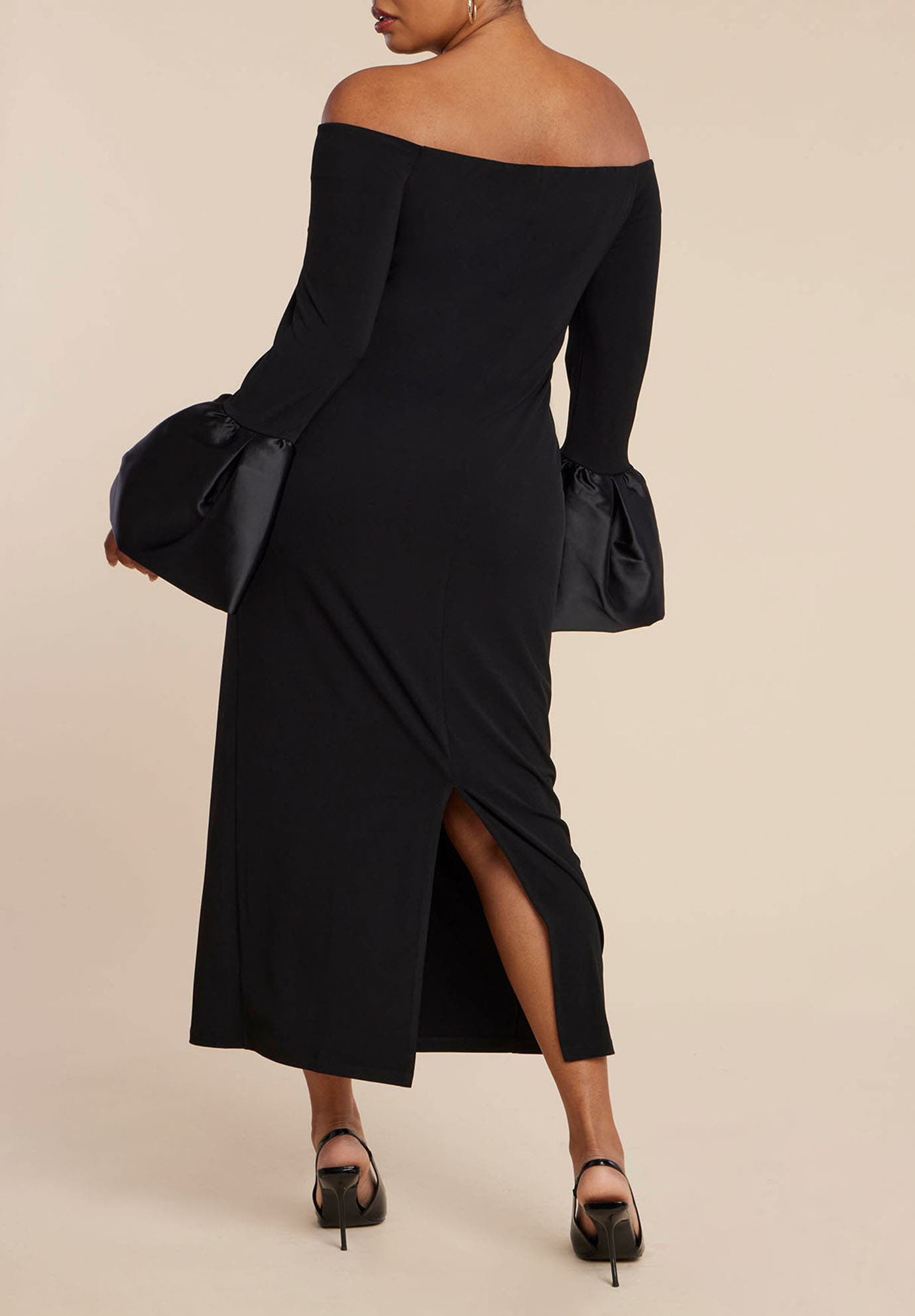 Off Shoulder Cuff Detail Maxi Dress - image 2