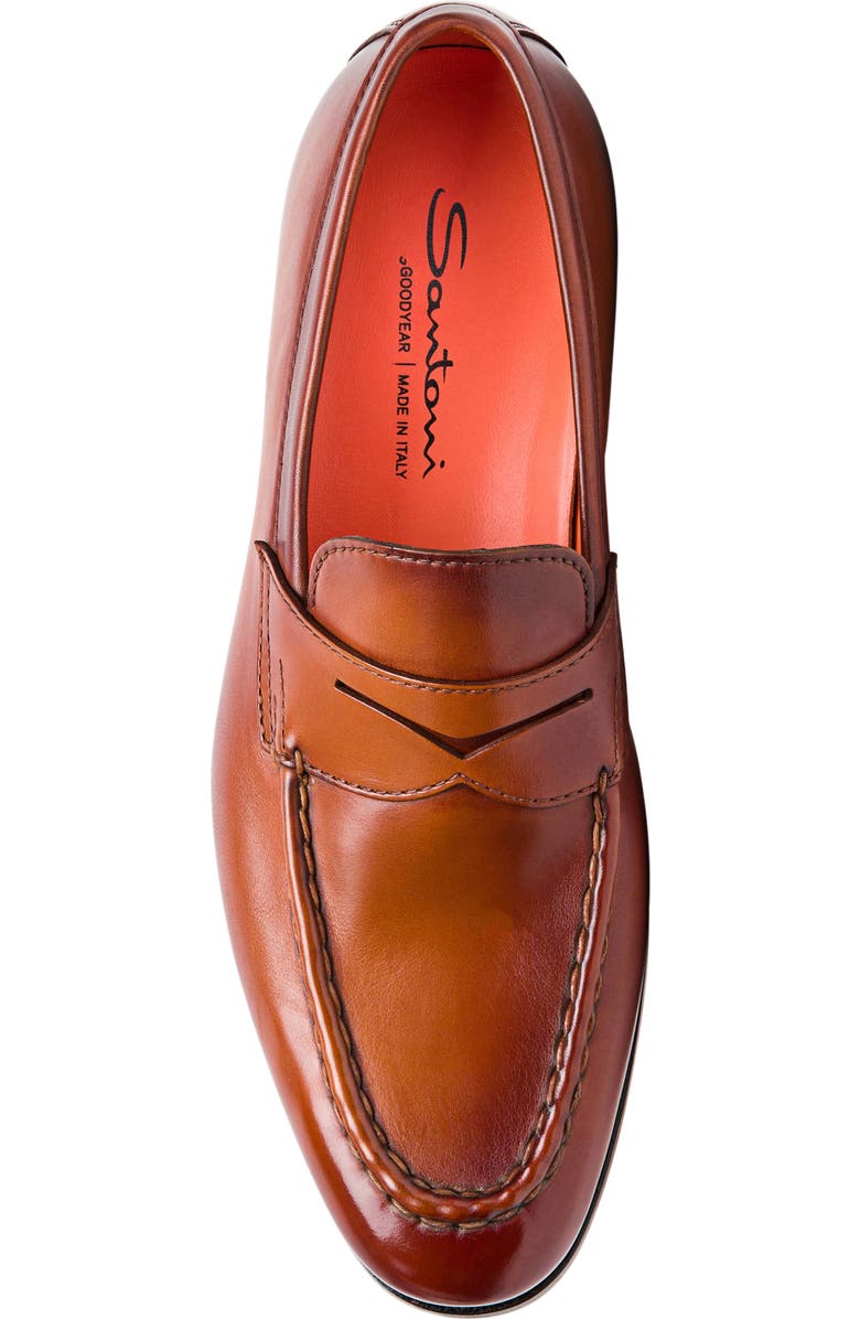 Santoni Door Penny Loafer, Alternate, color,