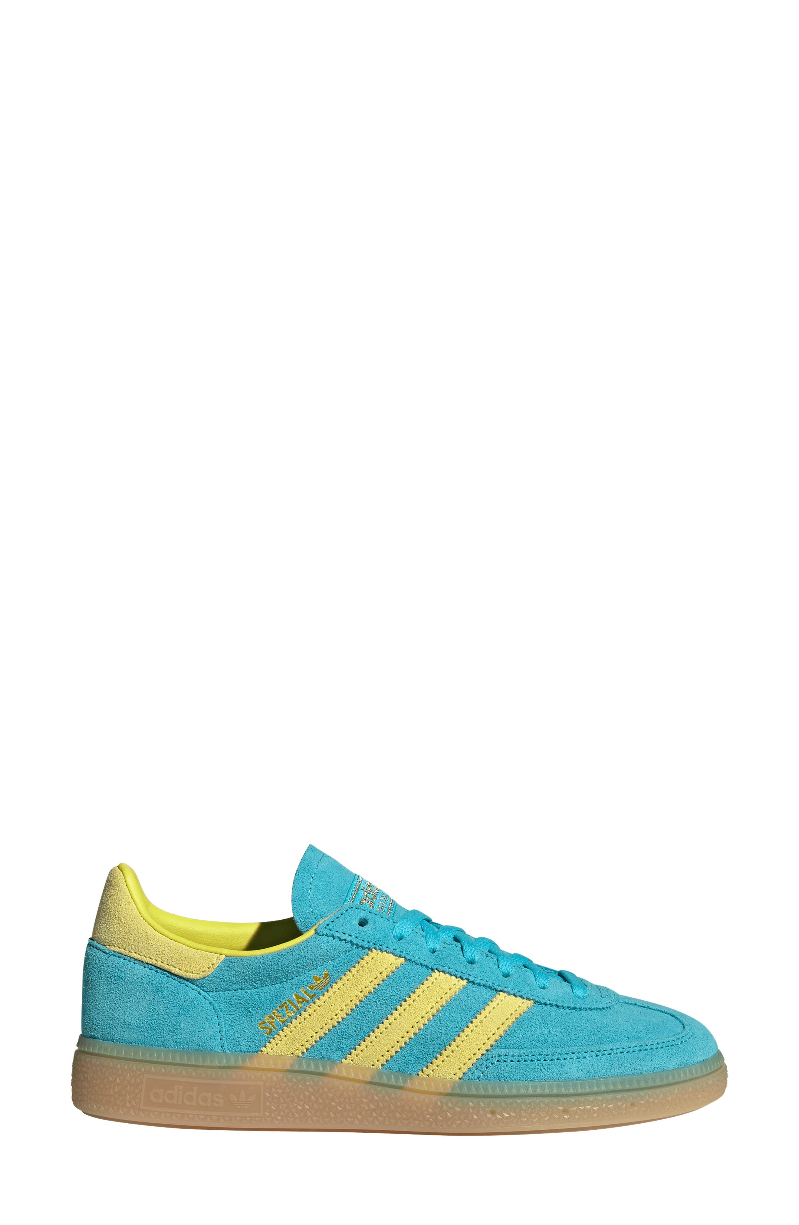 Handball Spezial Sneaker, Alternate, color, BLUE/ BRIGHT YELLOW/ GOLD
