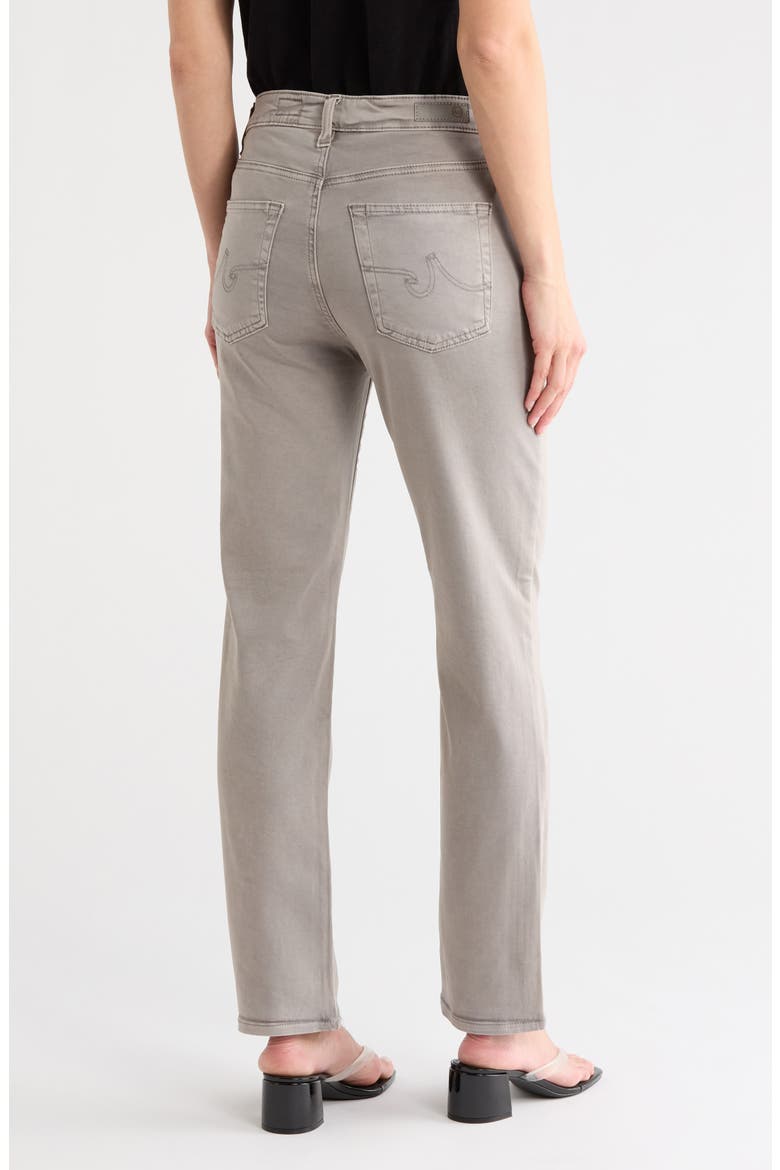 Saige High Waist Straight Leg Jeans, Alternate, color, SULFUR DEEP SHADOW