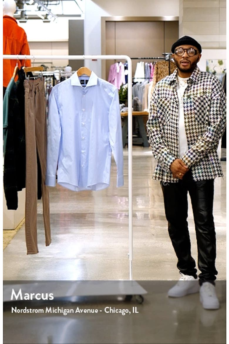 Hank Slim Fit Stretch Performance Dress Shirt video