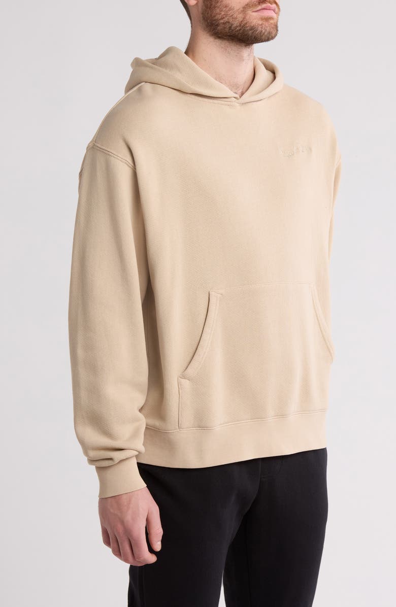 Museum of Peace & Quiet Wordmark Pigment Dyed Logo Hoodie, Alternate, color, 