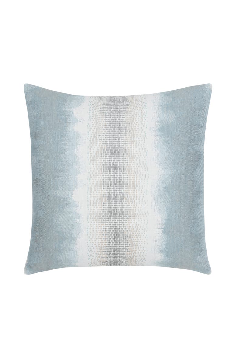 Resilience with chenille accents Indoor & Outdoor Woven Accent Pillow, Alternate, color, Sky