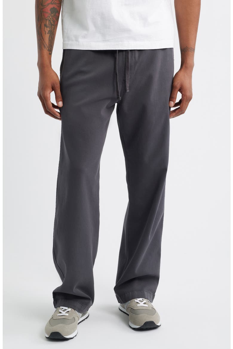 Floyde Twill Drawstring Pants, Main, color, GRAPHITE (GARMENT DYED)