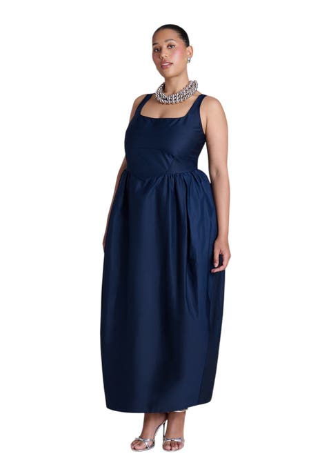 Pleated Tank Gown (plus)