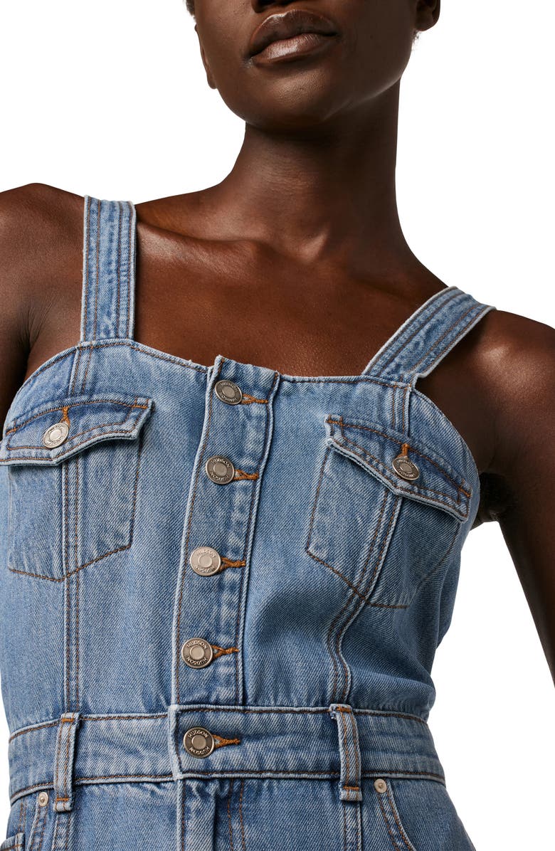 Hudson Jeans Cargo Denim Dress, Alternate, color, 