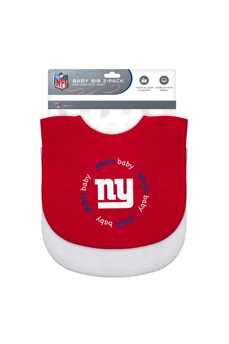 New York Giants - Baby Bibs 2-Pack, Alternate, color, Red