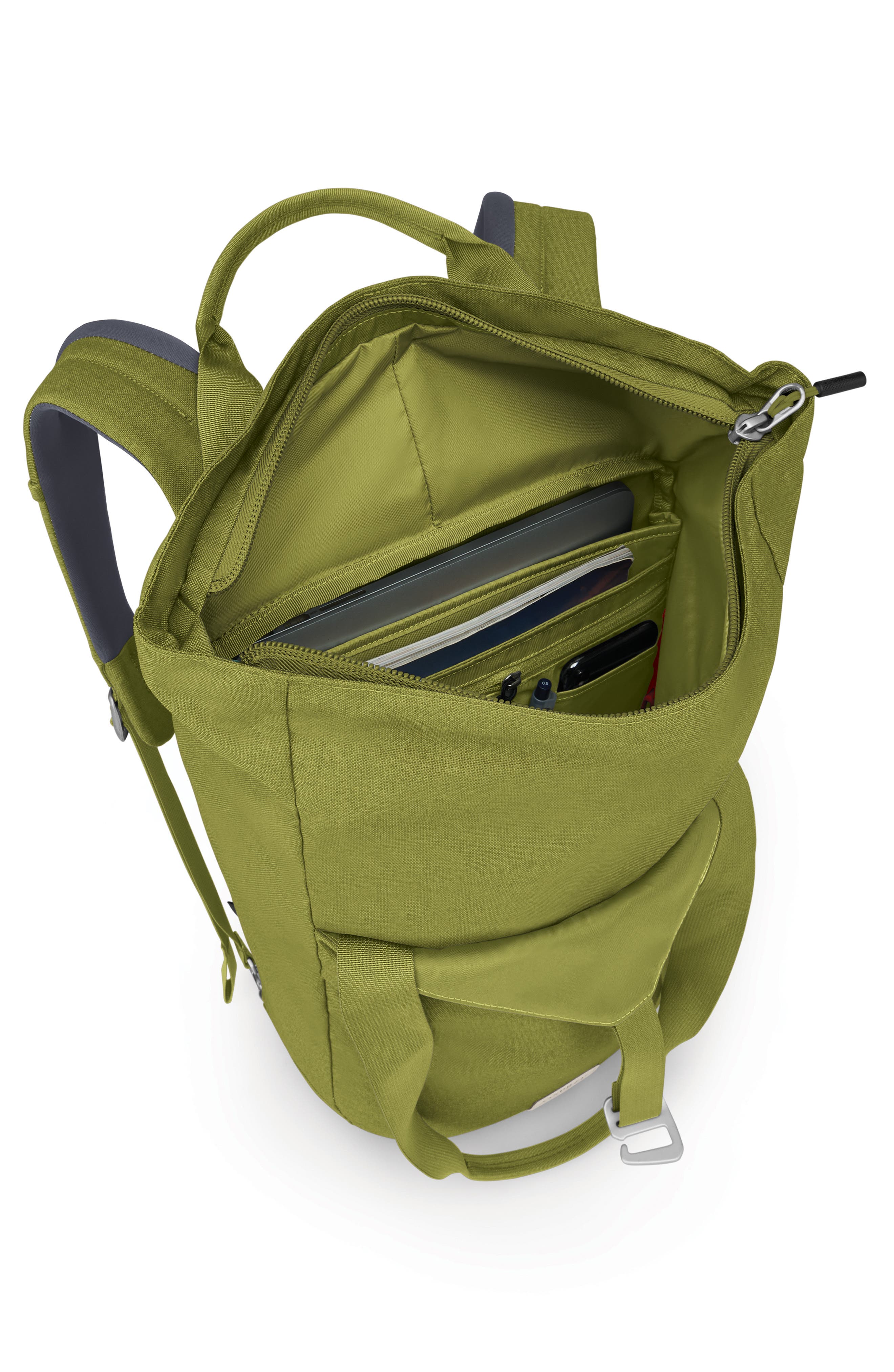 Osprey Arcane<sup>™</sup> Recycled Polyester Hybrid Tote Pack, Alternate, color, Matcha Green Heather