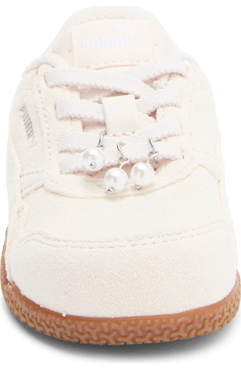 PUMA Kids' Bella Donna Pearls Sneaker, Alternate, color, Jasmine Flower/ Silver/ White