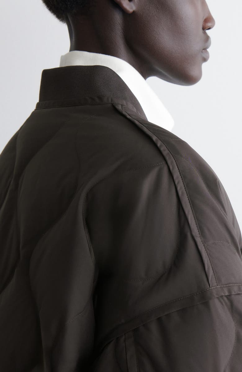 COS Oversize Quilted Down & Feather Jacket, Alternate, color,