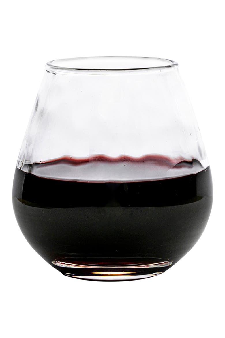 Puro Stemless Red Wine Glass, Alternate, color, CLEAR