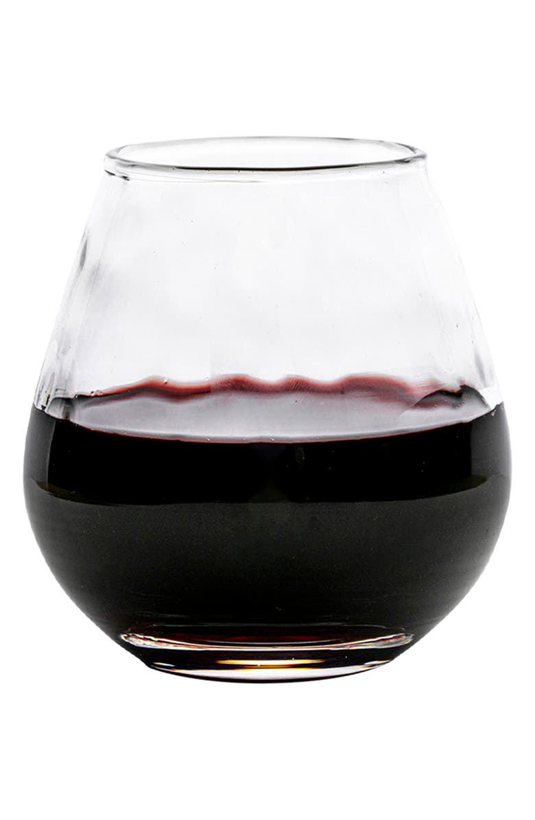 Juliska Puro Stemless Red Wine Glass, Alternate, color, Clear
