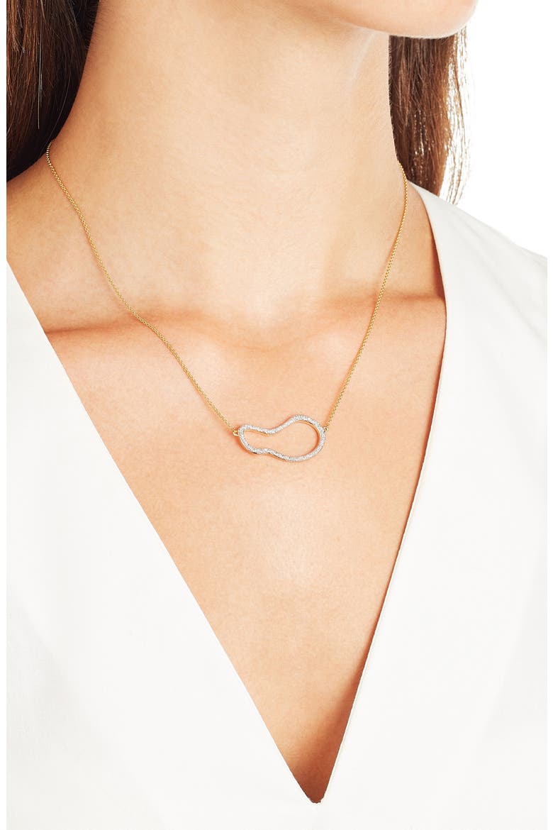 Riva Pod Diamond Pendant Necklace (Nordstrom Exclusive), Alternate, color, GOLD