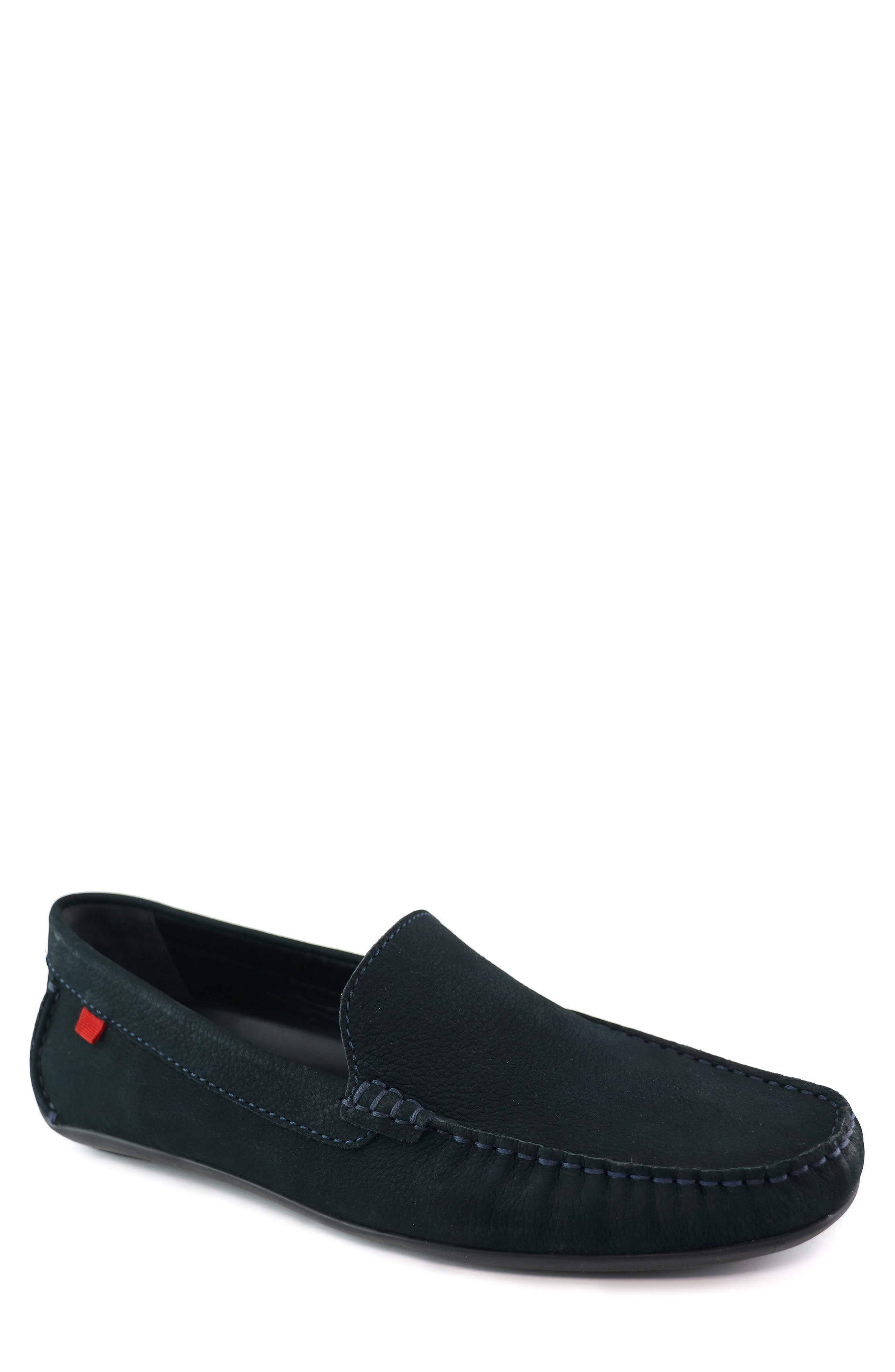 Broadway Driving Loafer, Main, color, NAVY ITALO GRAINY