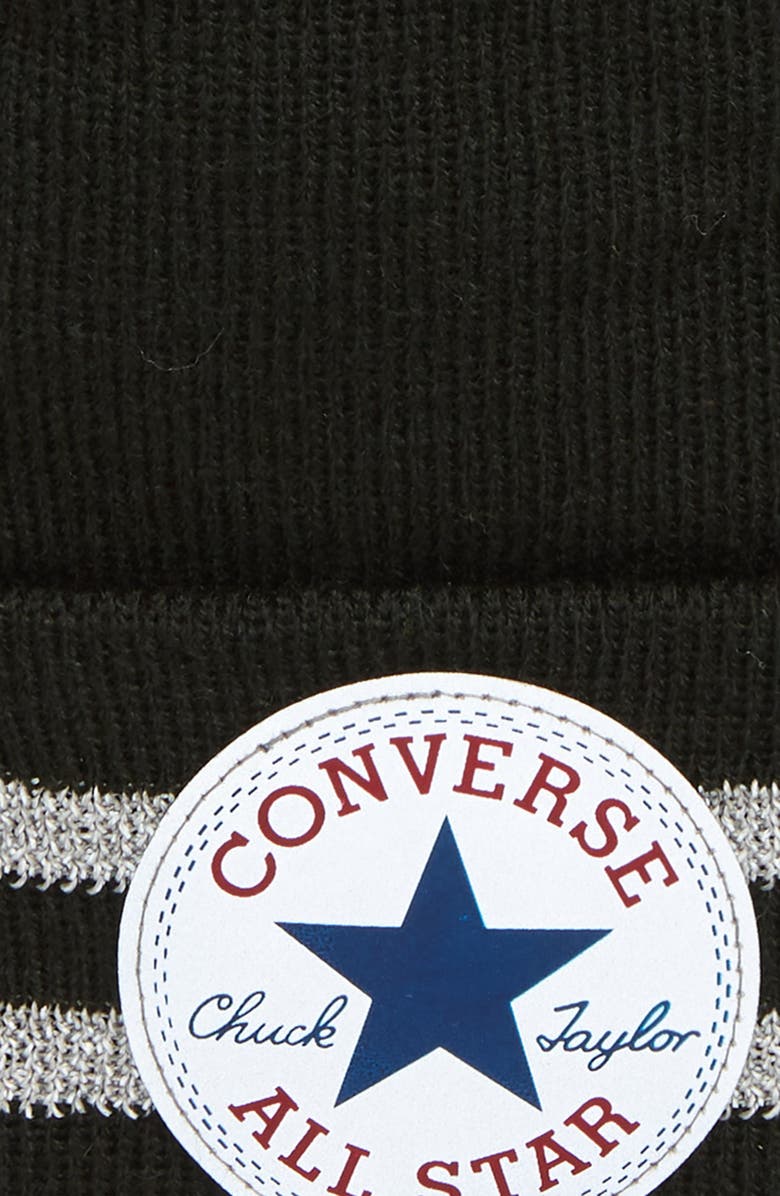 Converse Reflective Beanie Hat, Alternate, color, 
