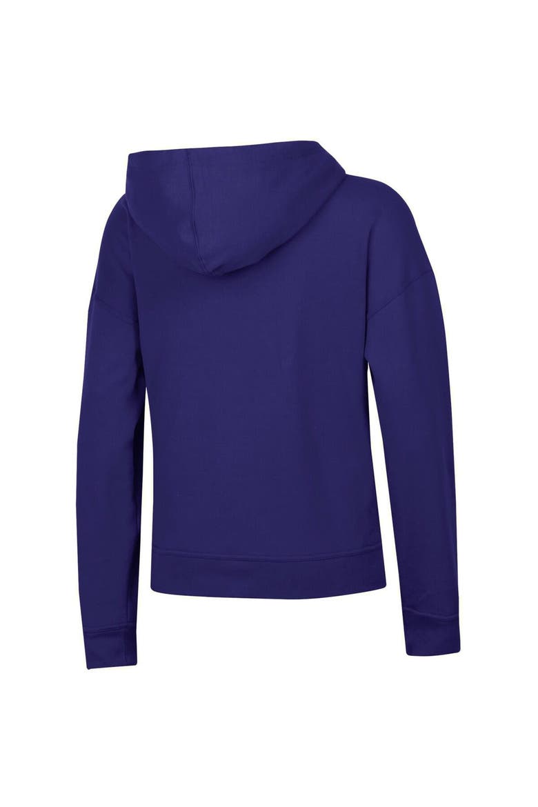 Women's Champion Purple LSU Tigers Powerblend Fleece Hoodie, Alternate, color, Purple
