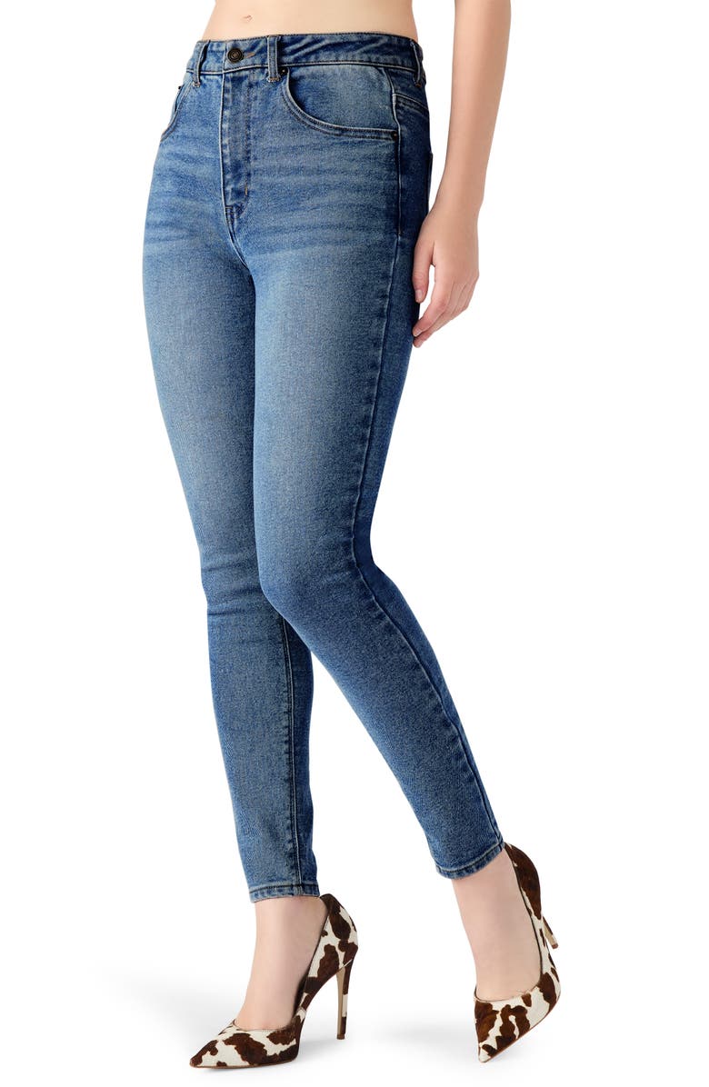 Steve Madden Lona Skinny Jeans, Alternate, color, Midnight Blue