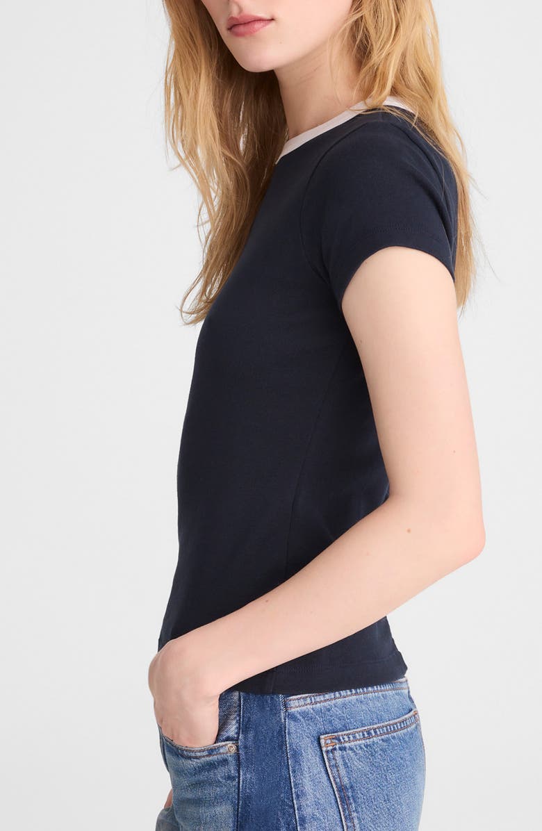 Madewell The '90s Crewneck T-Shirt, Alternate, color, Colorblock