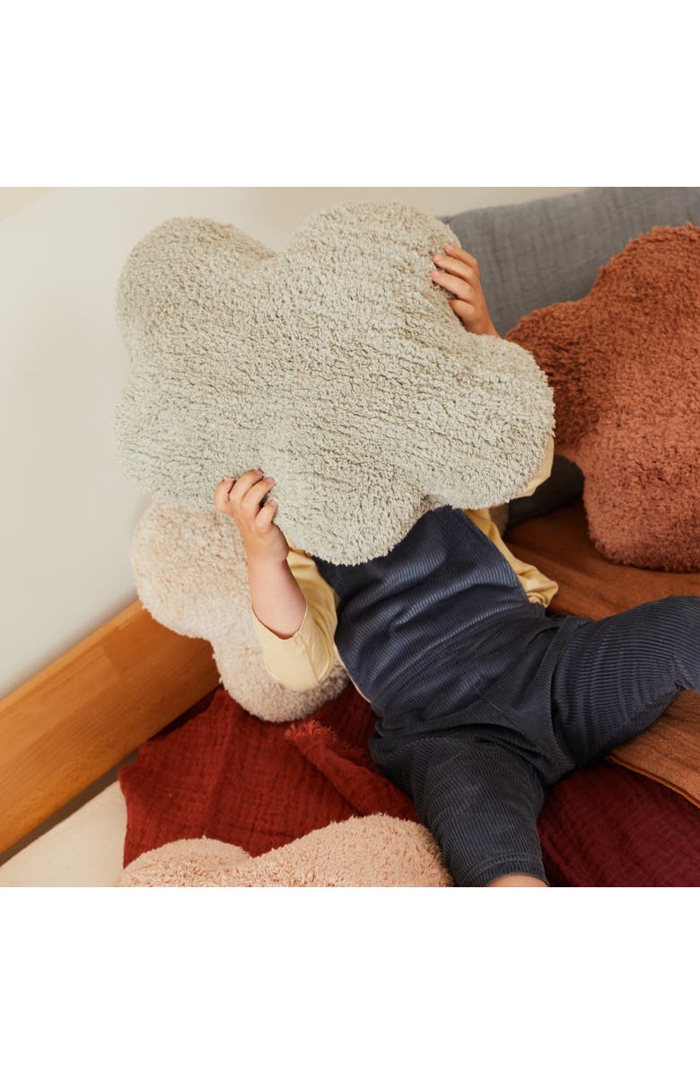 Lorena Canals Floor Cushion Clouds, Alternate, color, Blue Sage