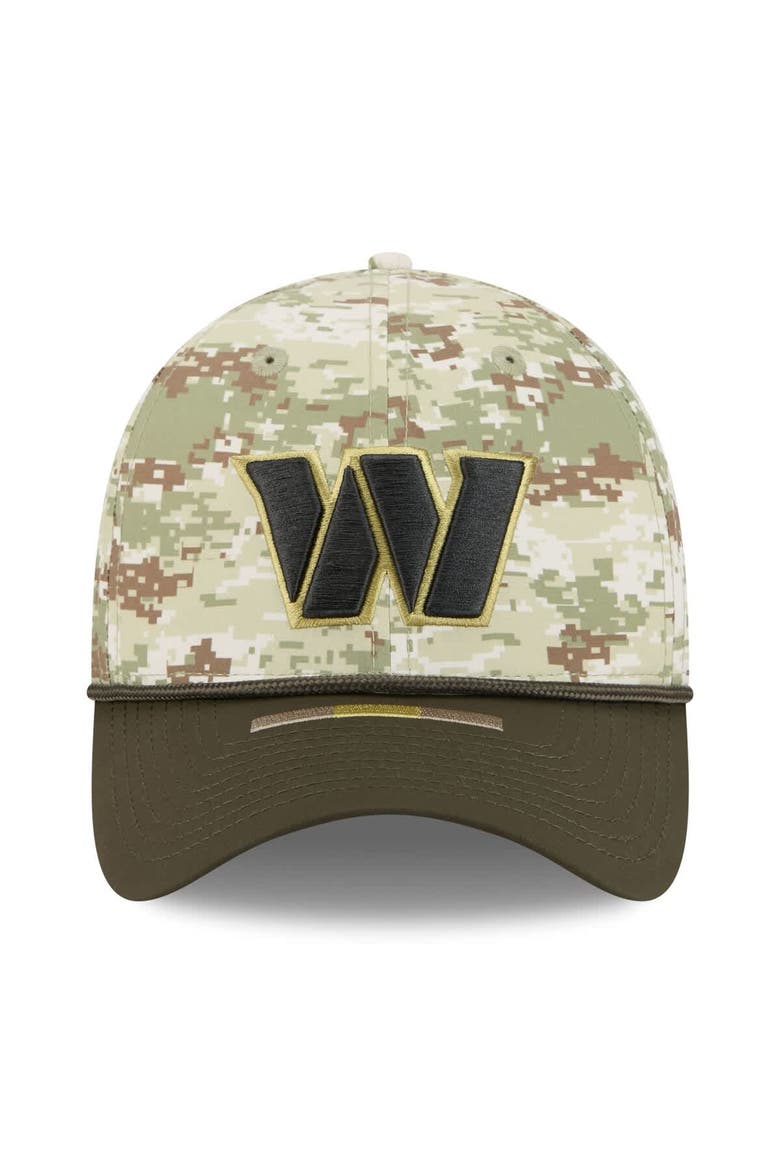 Men's New Era  Camo Washington Commanders 2025 Salute to Service 39THIRTY Flex Hat, Alternate, color, Camo