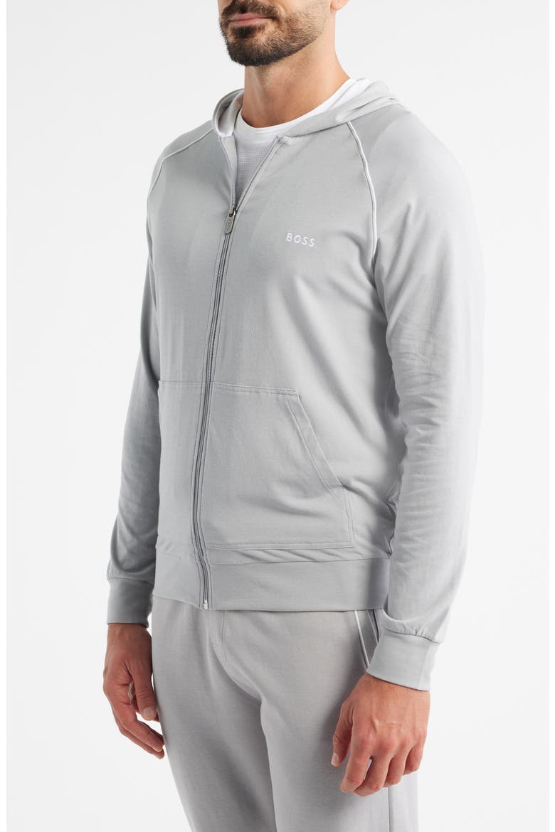 Mix Match Zip Jacket, Alternate, color, LIGHT/ PASTEL GREY