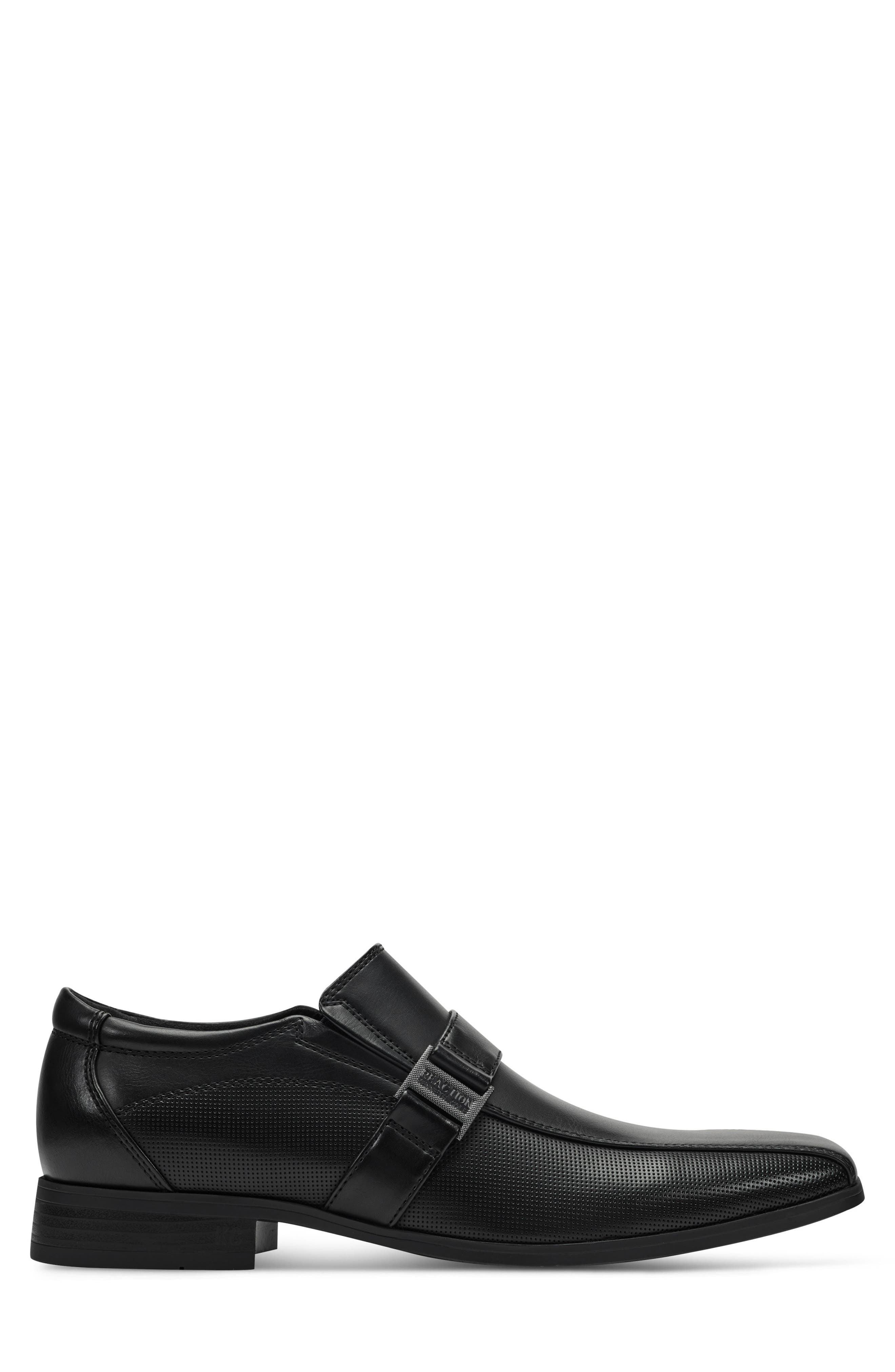 Reaction Kenneth Cole Bike Toe Loafer, Alternate, color, Black