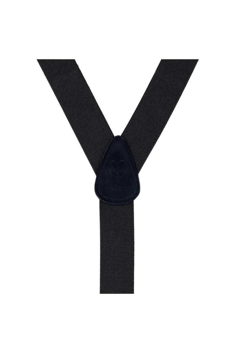 Men's Classic Stretch 1 3/8 inch Convertible Suspenders, Alternate, color, Black