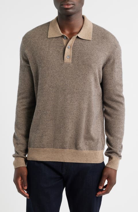 Anders Wool Blend Polo Sweater