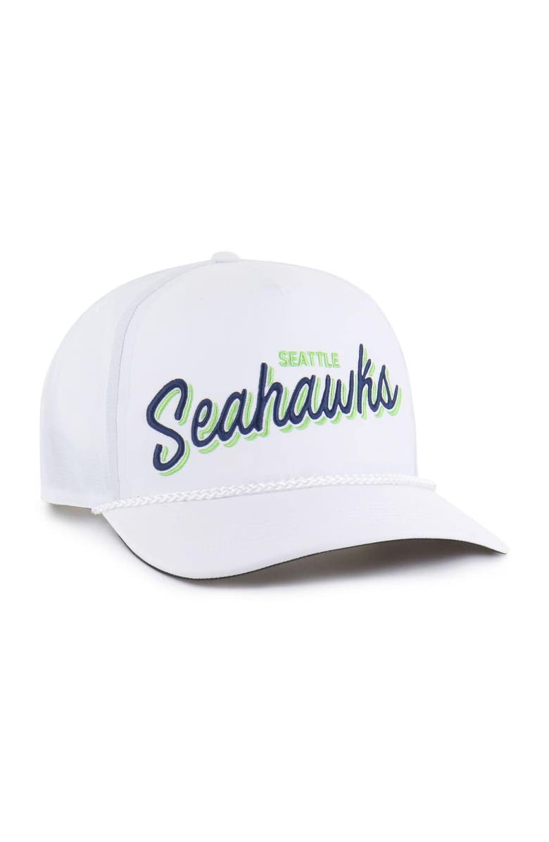 '47 Men's '47 White Seattle Seahawks Brrr Fairway Hitch Adjustable Hat, Alternate, color, White