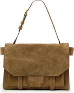AllSaints Ursa Suede Satchel Bag
