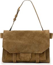 AllSaints Ursa Suede Satchel Bag