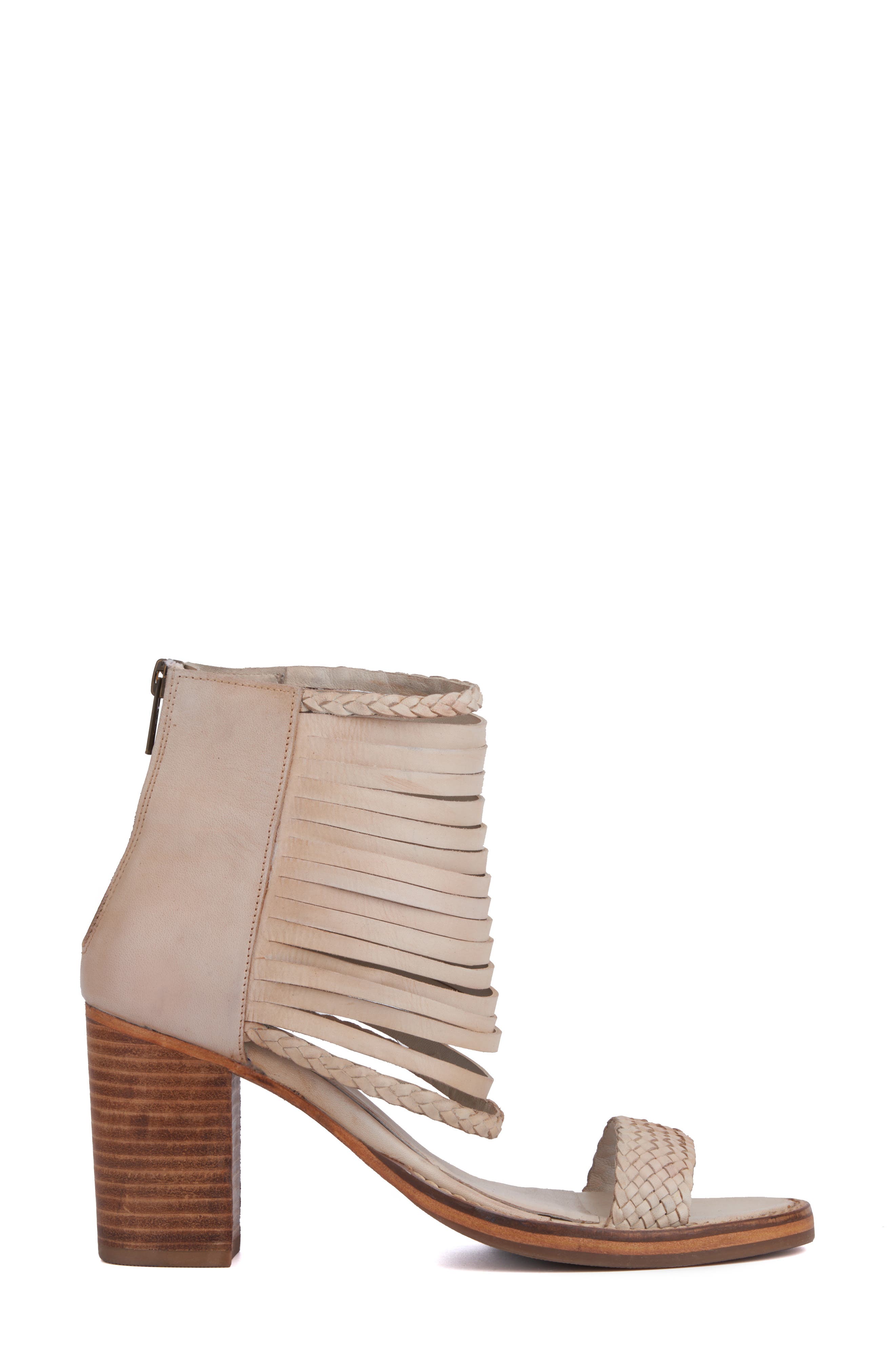 VINTAGE FOUNDRY Leila Fringe Sandal, Alternate, color, Ivory