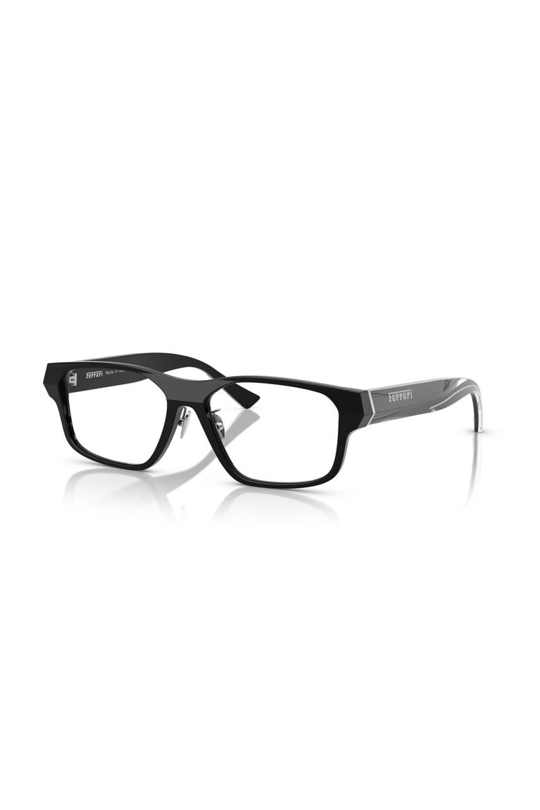 54mm Rectangle optical glasses, Main, color, Black