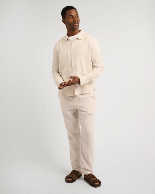 Onia Cotton Gauze Pull-on Pant In Gray