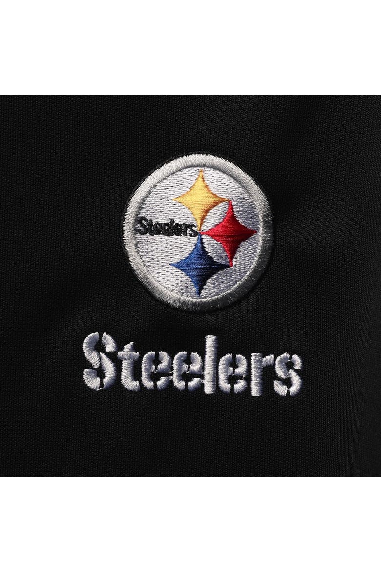 Men's Dunbrooke Black/Realtree Camo Pittsburgh Steelers Decoy Tech Fleece Full-Zip Hoodie, Alternate, color, Black