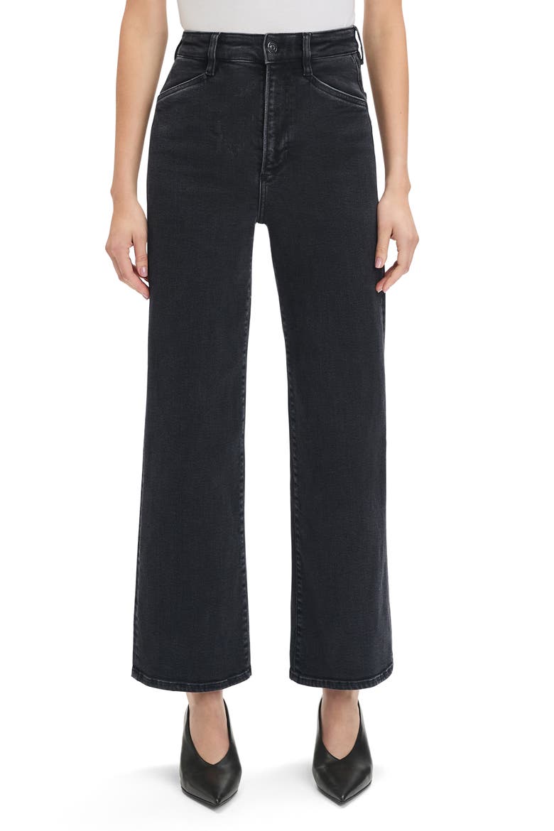 The Mischa Super High Waist Wide Leg Jeans, Main, color, TUPELO