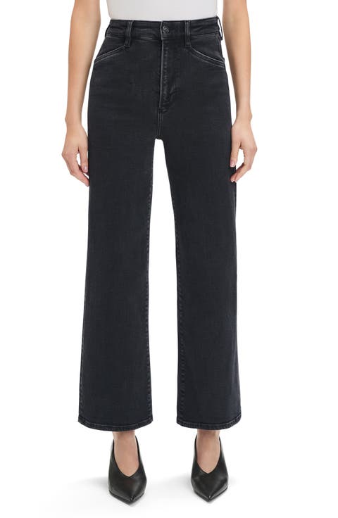 The Mischa Super High Waist Wide Leg Jeans (Tupelo)