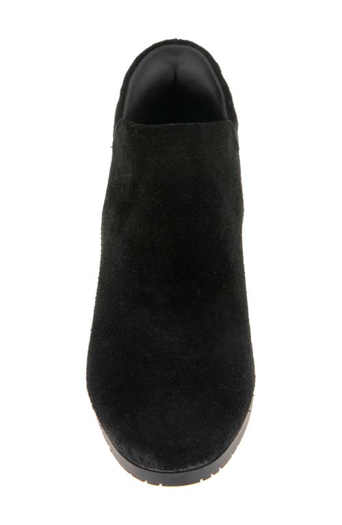 Reaction Kenneth Cole Serafina Ez-on Ankle Bootie In Black Suede