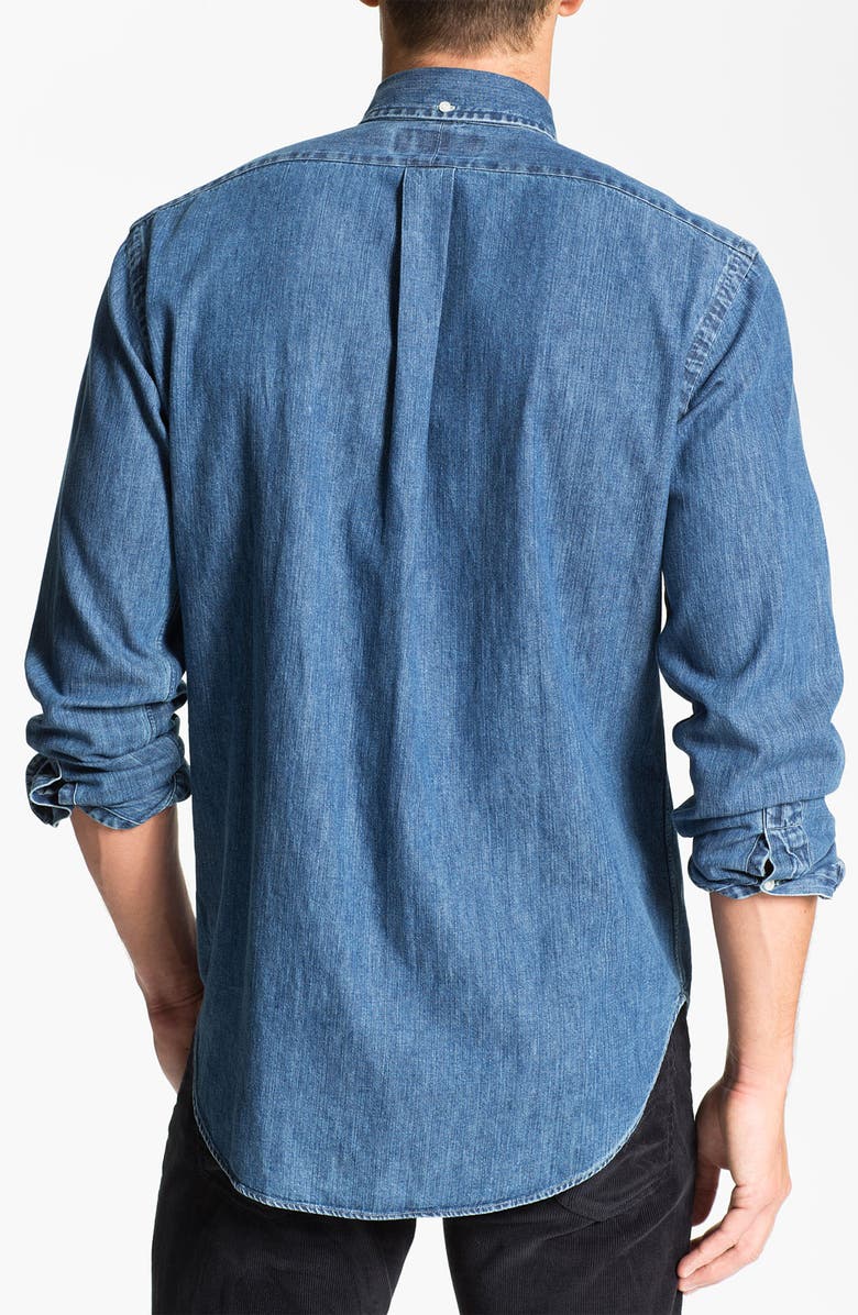 Polo Ralph Lauren Classic Fit Denim Sport Shirt, Alternate, color, 