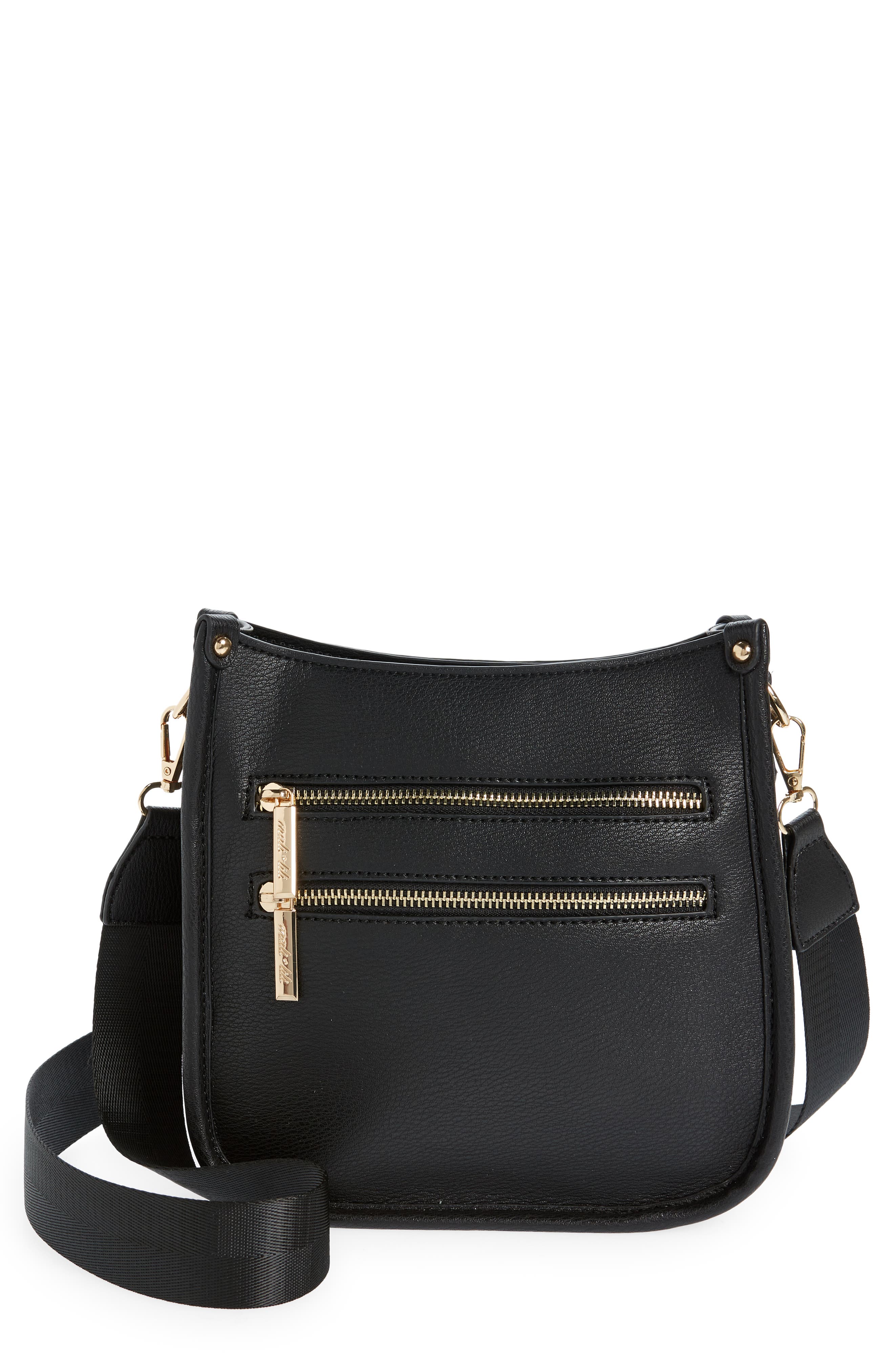 Mali + Lili Harper Vegan Leather Crossbody Bag, Main, color, 