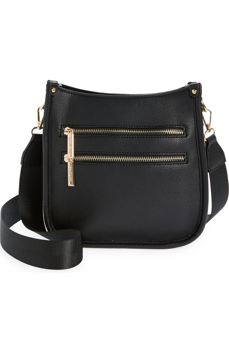 Mali + Lili Harper Vegan Leather Crossbody Bag, Main, color,