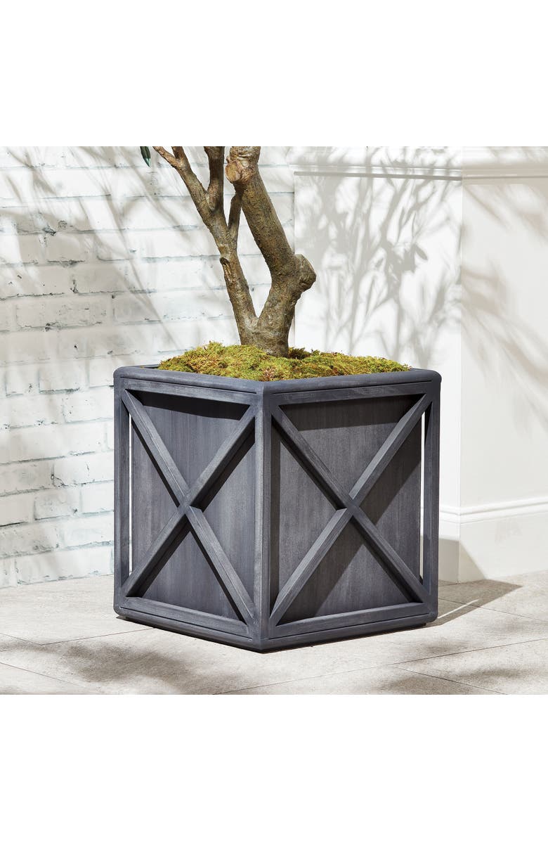 Napa Home & Garden Terrazza Outdoor Planter Large, Alternate, color, Gray