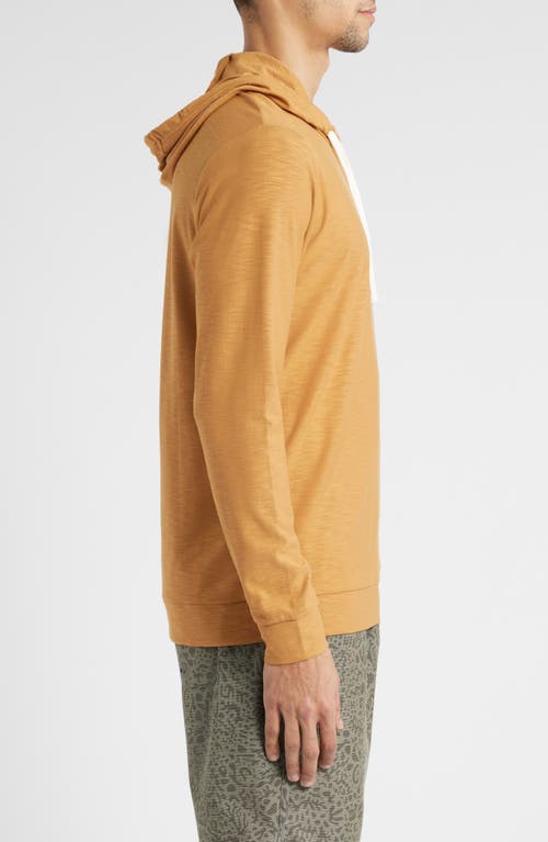 Free Fly Slub Performance Hoodie In Brown