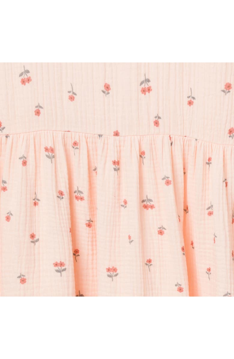 Modern Moments Mommy & Me Gauze Dress, Alternate, color, Light Pink Daisies