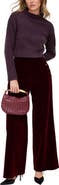 Lily and Lionel London Maiden Wide Leg Velvet Trouser