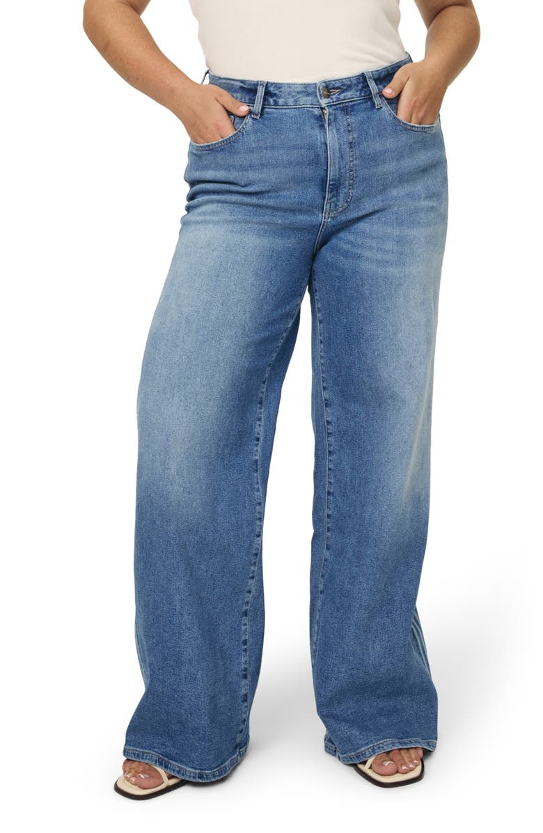 WARP+WEFT NCE High Waist Wide Leg Jeans, Main, color, 