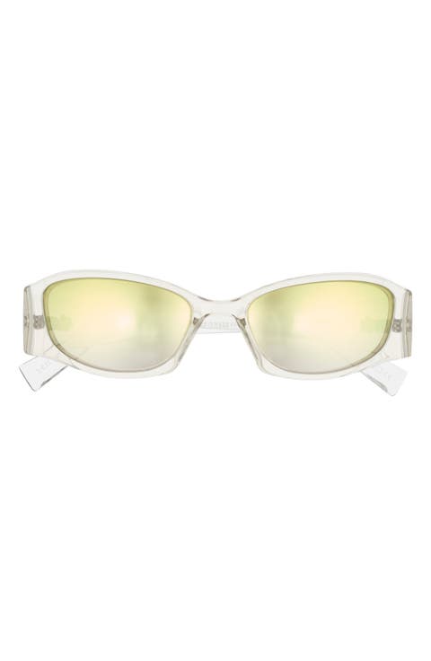 Barrier 56mm Oval Sunglasses