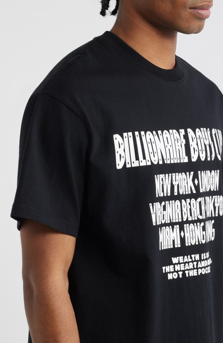 Billionaire Boys Club BB Club Boxy Fit Cotton Graphic T-Shirt, Alternate, color, Black
