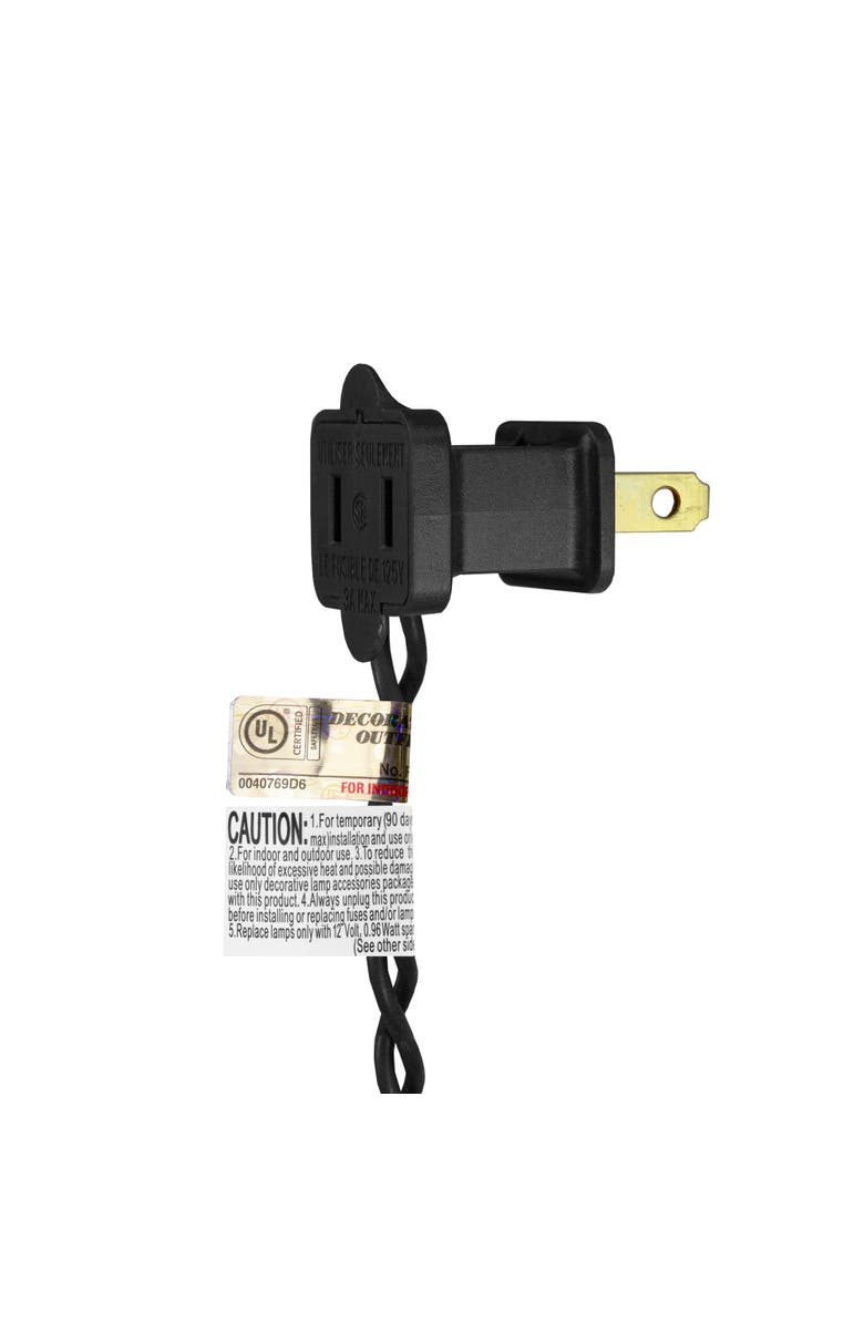 Northlight Pre-Lit Noble Spruce Artificial Halloween Wreath - 24" - Black - Orange Lights, Alternate, color,