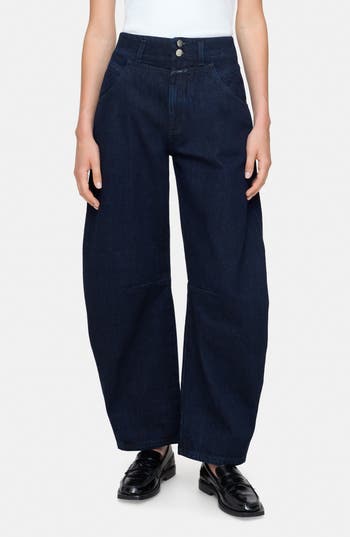 Closed Ridge-x Barrel Leg Jeans In Blue